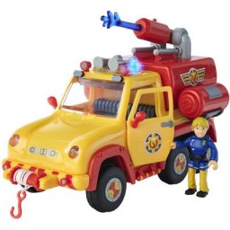 SIMBA Spielzeug-Feuerwehr Feuerwehrmann Sam, Venus 2.0, mit Sound- und Lichteffekten