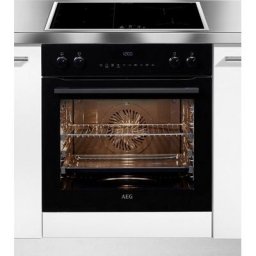 AEG Induktions Herd-Set HF26B6016R, mit Backauszug, Pyrolyse-Selbstreinigung, SenseCook - Kerntemperatursensor
