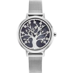 Julie Julsen Quarzuhr Tree of Life Silver, JJW0927SME