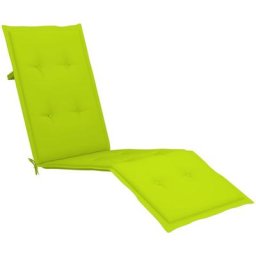 Vidaxl - Liegestuhl-Auflage Hellgrün (75+105)x50x3 cm Grün