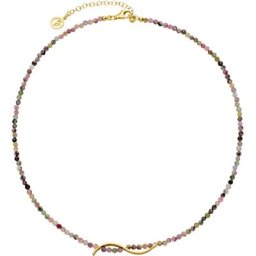 Damen Collier, 925er Silber mit Turmalin