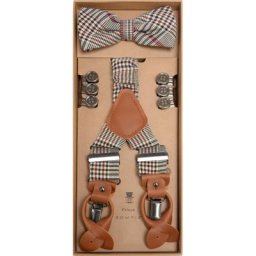 Hosenträger + Fliege, Set 2-tlg, für Herren