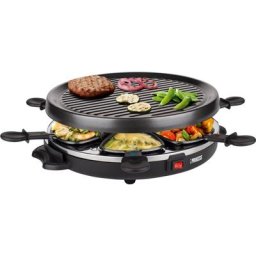 PRINCESS Raclette 6 Grill Party - 162725, 6 Raclettepfännchen, 800 W