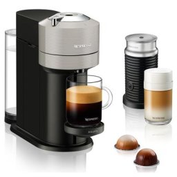 Nespresso Kapselmaschine XN911B Vertuo Next Bundle von Krups, inkl. Aerroccino Milchaufschäumer, Willkommenspaket mit 12 Kapseln