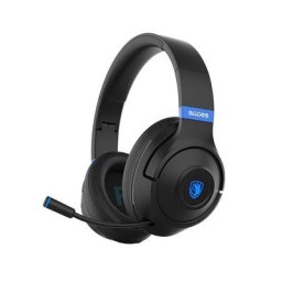 Sades Whisper SA-205 Gaming-Headset (kabellos, Stereo, Over Ear, Bluetooth 5.3, 3,5 mm)