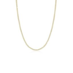 Elli Premium Kette ohne Anhänger Basic Panzerkette Klassisch Elegant 375 Gelbgold