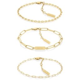 Calvin Klein Armkette DEFIANT, 35000434, 35000435 (Set, 3-tlg)