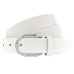 Vanzetti Gürtel Leder Weiss Damen