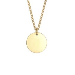 Elli Elli Halskette Basic Plättchen Erbskette Boho 925 Silber Ketten Damen