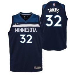 Minnesota Timberwolves Nike Icon Swingman Jerey – Karl-Anthony Towns – Jugend