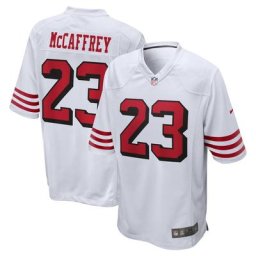 San Francisco 49ers Nike Secondary Ausweichtrikot – Weiß – Christian McCaffery – Herren