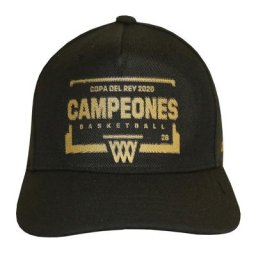 Real Madrid 2020 Basketball Copa Del Rey Gewinner Kappe - Schwarz - Erwachsene