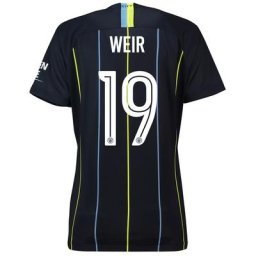 Manchester City Away Cup Stadium Shirt 2018-19 - Womens with Weir 19 printing