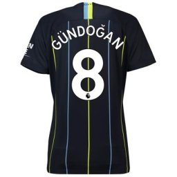 Manchester City Away Stadium Shirt 2018-19 - Womens with Gündogan 8 printing
