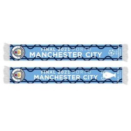 Manchester City UEFA Champions League 2021 Finalist Schal - Sky - Adult