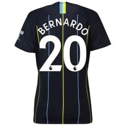 Manchester City Away Stadium Shirt 2018-19 - Womens with Bernardo 20 printing