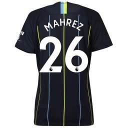 Manchester City Away Stadium Shirt 2018-19 - Womens with Mahrez 26 printing