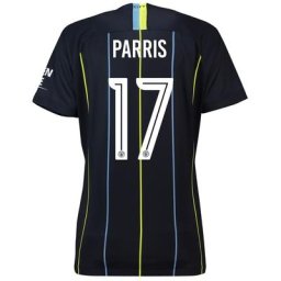 Manchester City Away Cup Stadium Shirt 2018-19 - Womens with Parris 17 printing