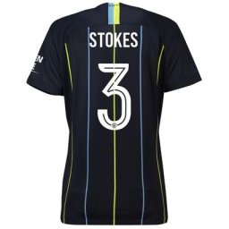 Manchester City Away Cup Stadium Shirt 2018-19 - Womens with Stokes 3 printing