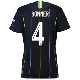 Manchester City Away Cup Stadium Shirt 2018-19 - Womens with Bonner 4 printing