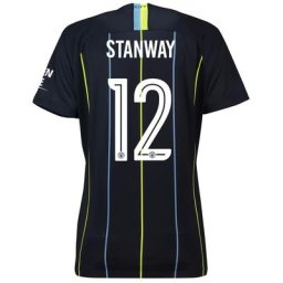 Manchester City Away Cup Stadium Shirt 2018-19 - Womens with Stanway 12 printing