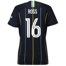 Manchester City Away Cup Stadium Shirt 2018-19 - Womens with Ross 16 printing
