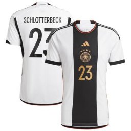 DFB Heimtrikot Männer 22 mit Aufdruck Schlotterbeck 23