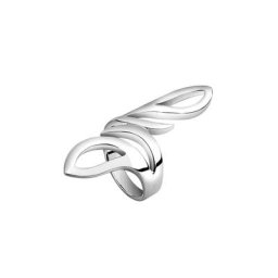 Nenalina Nenalina Ring Wickelring Basic Statement Struktur 925 Silber Ringe Damen