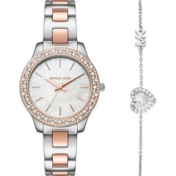 Michael Kors Uhren-Set Edelstahl Damenuhren Damen