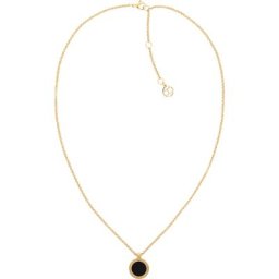 Damen Kette mit Anhänger ""2780656"", Edelstahl mit Onyx