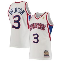 Mitchell & Ness Allen Iverson Philadelphia 76ers Hardwood Classics Authentic Jersey für Herren
