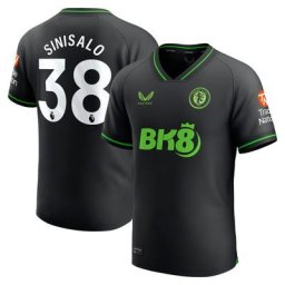 Aston Villa Castore Heim-Torwarttrikot 2023-24 mit Aufdruck Sinisalo 38