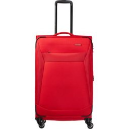 4-Doppelrollen-Trolley, Weichgepäck, Teleskopstange, TSA-Schloss, 90 L