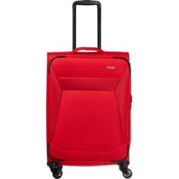 4-Doppelrollen-Trolley, Weichgepäck, Teleskopstange, TSA-Schloss, 66 L