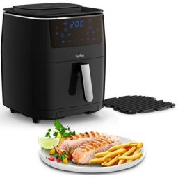 Tefal Heißluftfritteuse FW2018 Easy Fry Grill & Steam, 1700 W, Grill + Dampfgarer, 7 automatische Programme, 6,5 Liter, Timer