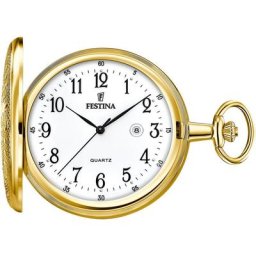 Festina Taschenuhr F2028/1, (Set, 2-tlg., mit Kette)