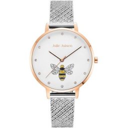 Julie Julsen Quarzuhr Bee Rosé Silver, JJW1072RGSME