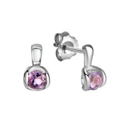 Firetti Paar Ohrstecker, mit Amethyst