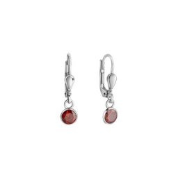 Vivance Paar Ohrhänger 925-Sterling Silber rhodiniert Zirkonia