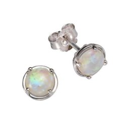 Firetti Paar Ohrstecker, mit Opal (synth)