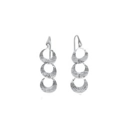 CELESTA Paar Ohrhaken 925 Silber rhodiniert