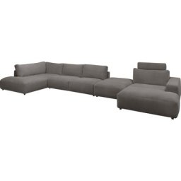 GALLERY M branded by Musterring Wohnlandschaft, Verschiedene Farben, Cord-Bezug, Gesamtbreite 504 cm