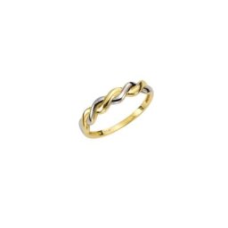 Fascination by Ellen K. Fingerring 375 Gelbgold bicolor