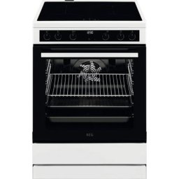 AEG Induktions-Standherd CIB6642BBW, mit 2-fach-Teleskopauszug