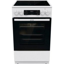 GORENJE Elektro-Standherd GECS5C70WA, mit 1-fach-Teleskopauszug, Aqua Clean