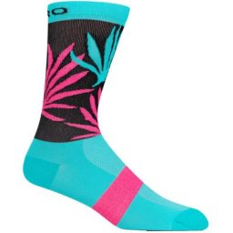 Giro Comp High Rise Socken türkis/pink L | EU 43-45 2023 Socken