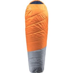 Haglöfs Moonlite -1 Schlafsack 190cm orange/grau Left Zipper 2023 Schlafsäcke