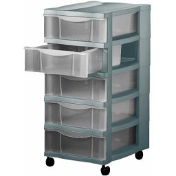 Schubladenschrank mit Rollen 5010grün