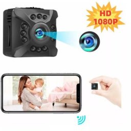 Qiedie - Mini-Spionage-Überwachungskamera Wi-Fi IP-Überwachung hd