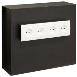 Socket 23000W-S2 Steckdosentresor, getarnter Safe, versteckter Tresor, Wandtresor, 35x40x13 cm, 15